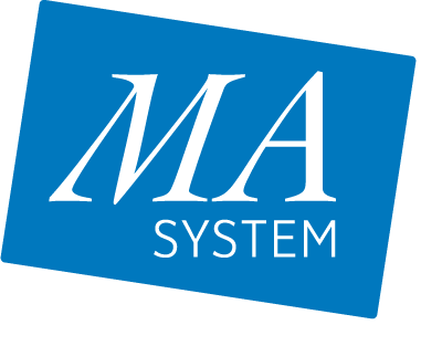 Logotyp för MA system som hanterar truckkort och truckutbildningar